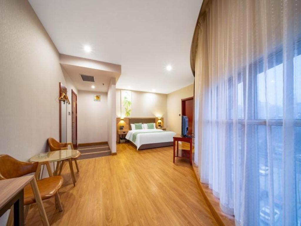 Greentree Inn Jining Yanzhou Jiuzhou Fangyuan Business Hotel Buitenkant foto