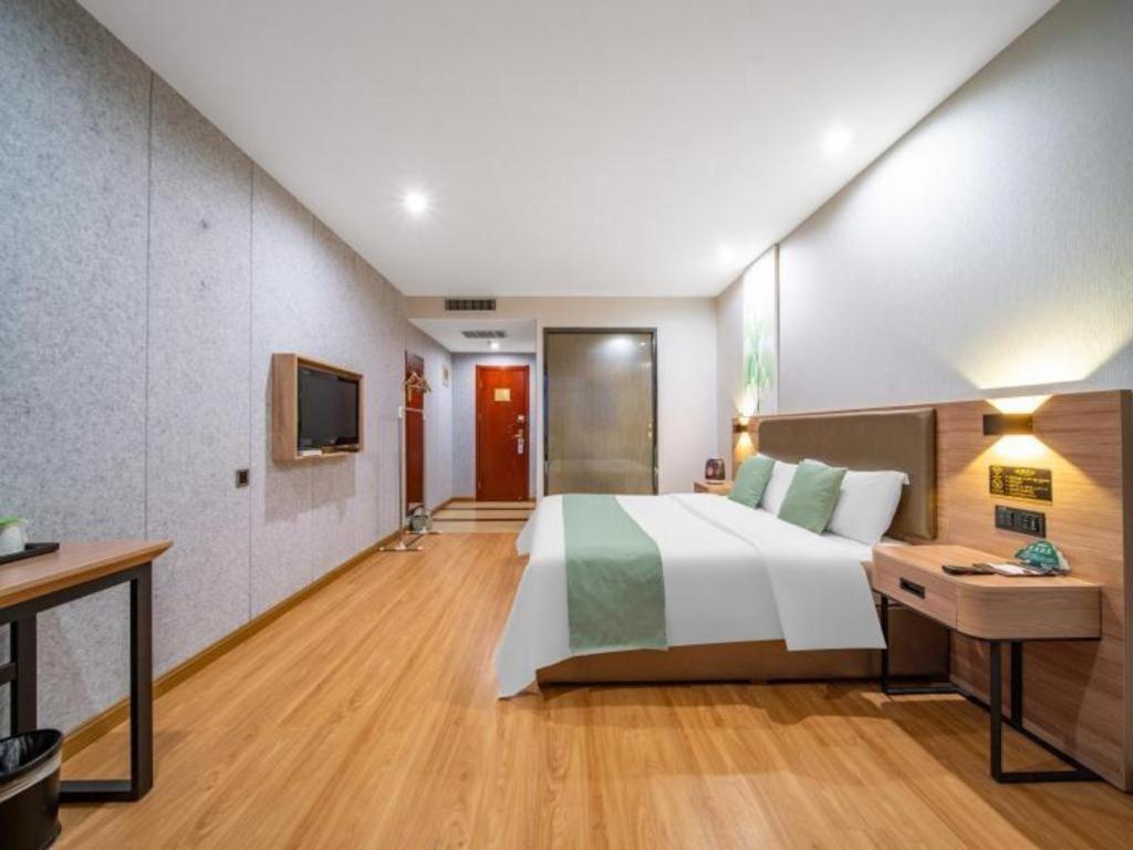 Greentree Inn Jining Yanzhou Jiuzhou Fangyuan Business Hotel Buitenkant foto