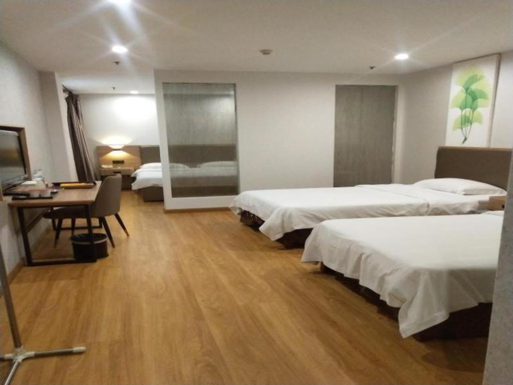 Greentree Inn Jining Yanzhou Jiuzhou Fangyuan Business Hotel Buitenkant foto