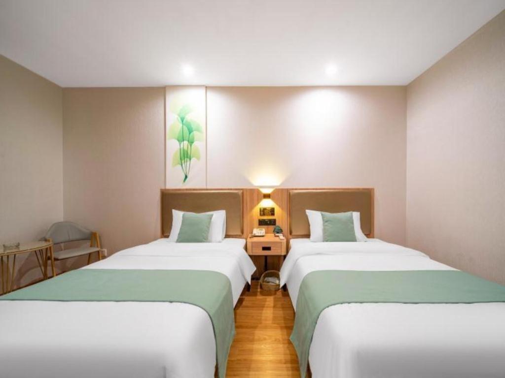 Greentree Inn Jining Yanzhou Jiuzhou Fangyuan Business Hotel Buitenkant foto