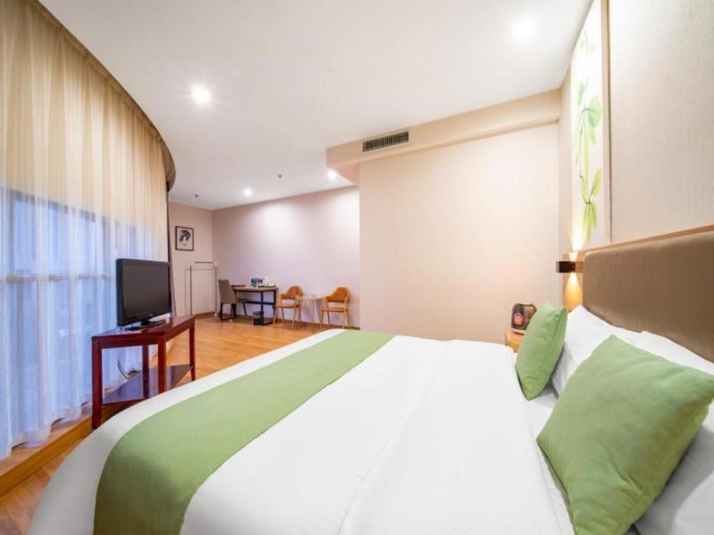 Greentree Inn Jining Yanzhou Jiuzhou Fangyuan Business Hotel Buitenkant foto