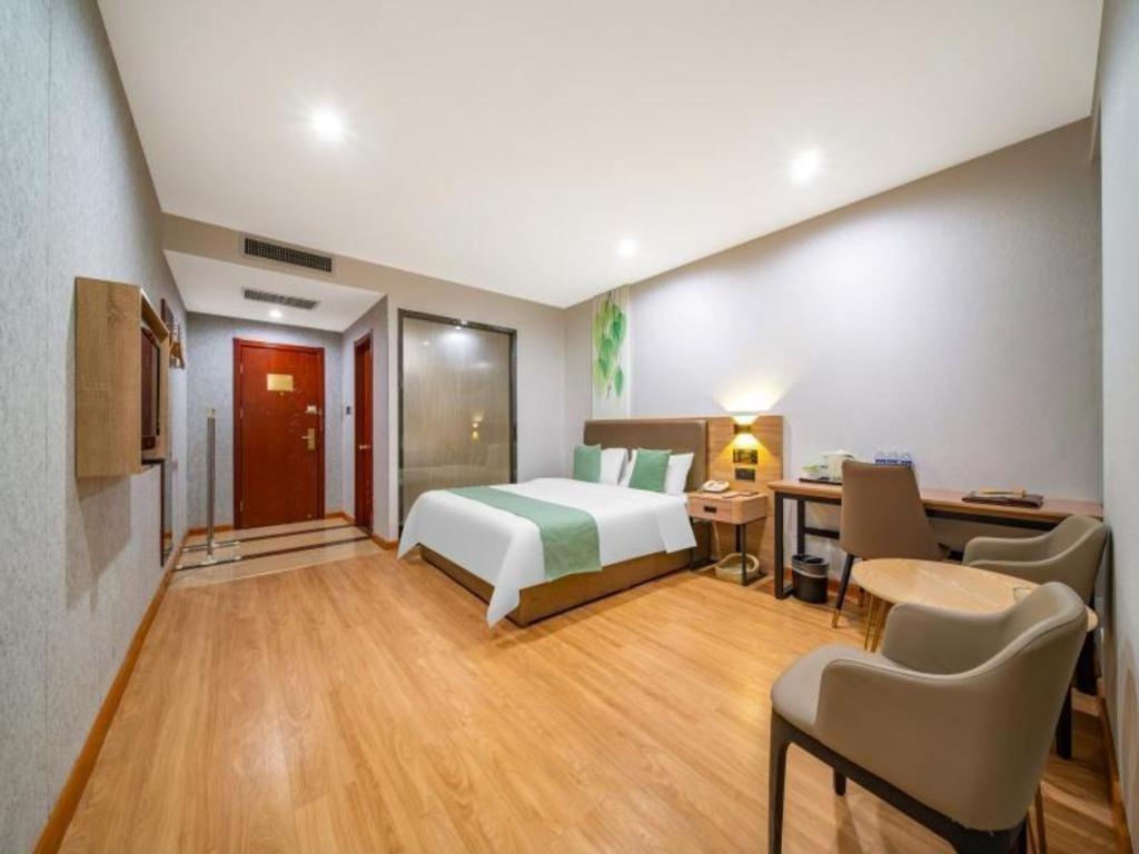 Greentree Inn Jining Yanzhou Jiuzhou Fangyuan Business Hotel Buitenkant foto