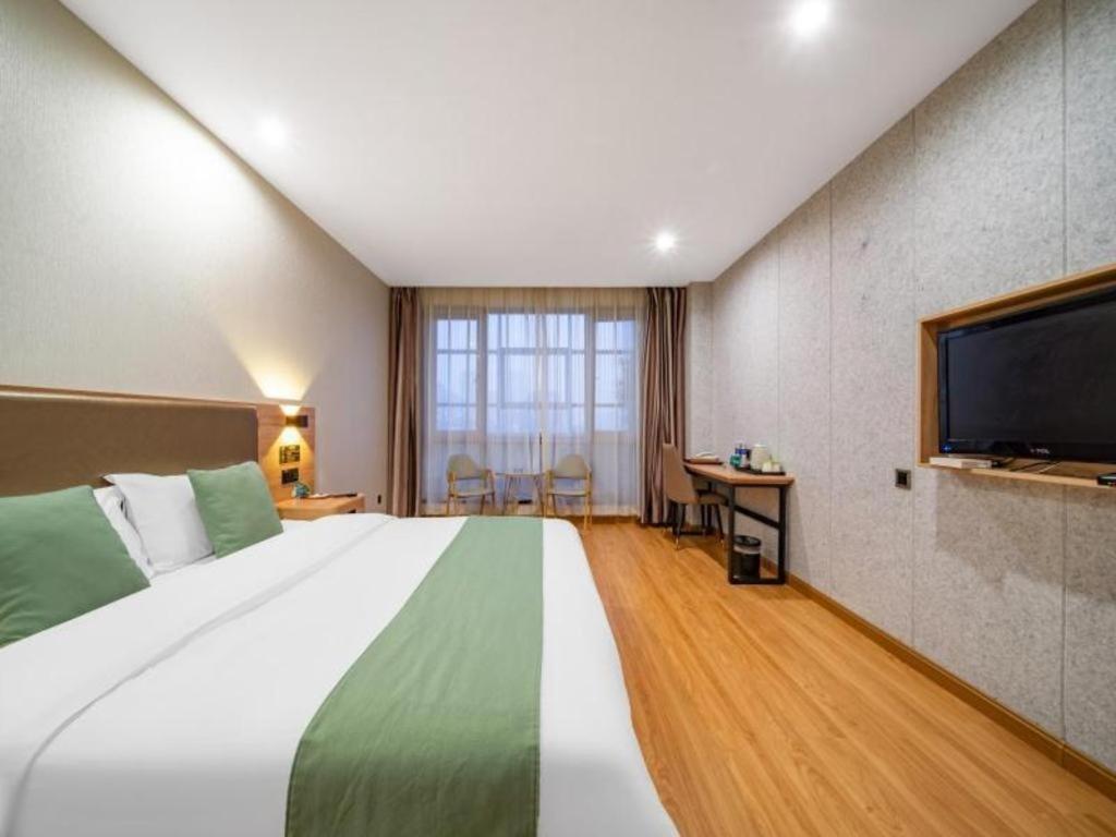 Greentree Inn Jining Yanzhou Jiuzhou Fangyuan Business Hotel Buitenkant foto