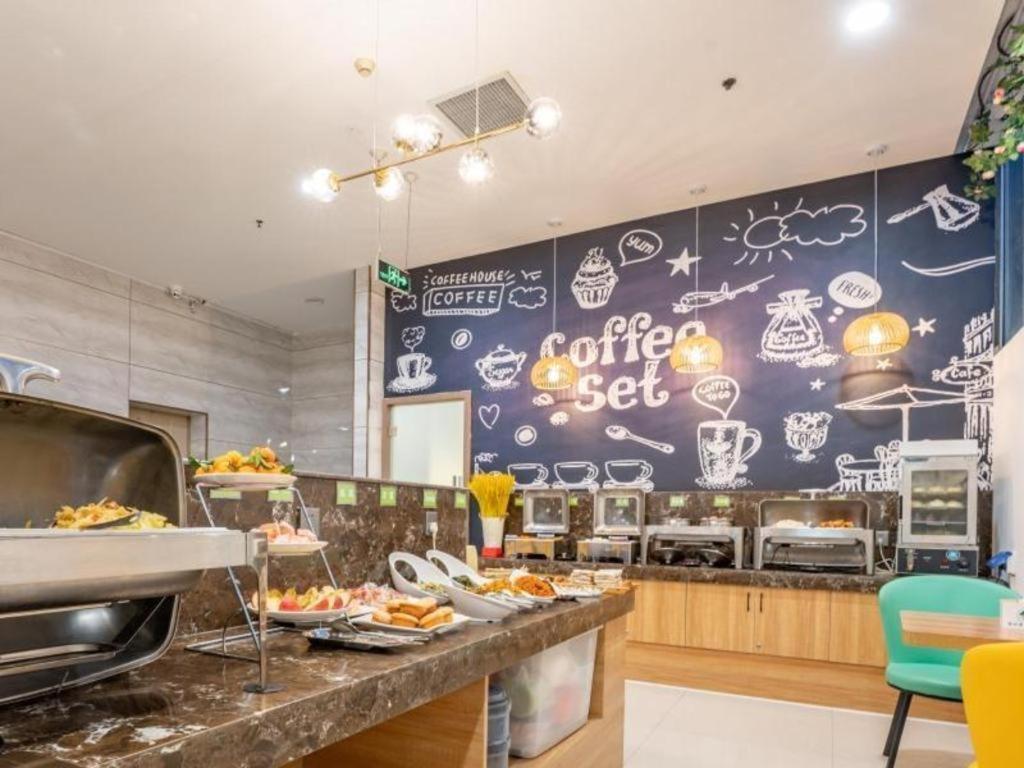 Greentree Inn Jining Yanzhou Jiuzhou Fangyuan Business Hotel Buitenkant foto