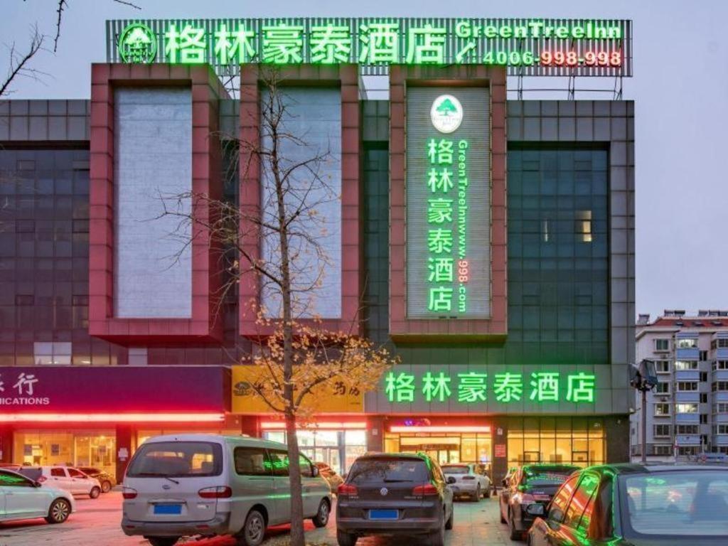 Greentree Inn Jining Yanzhou Jiuzhou Fangyuan Business Hotel Buitenkant foto