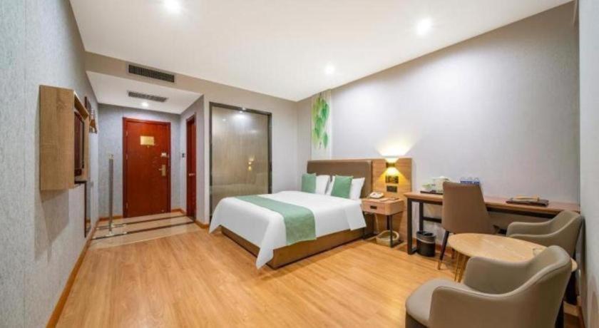 Greentree Inn Jining Yanzhou Jiuzhou Fangyuan Business Hotel Buitenkant foto