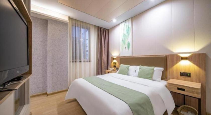 Greentree Inn Jining Yanzhou Jiuzhou Fangyuan Business Hotel Buitenkant foto