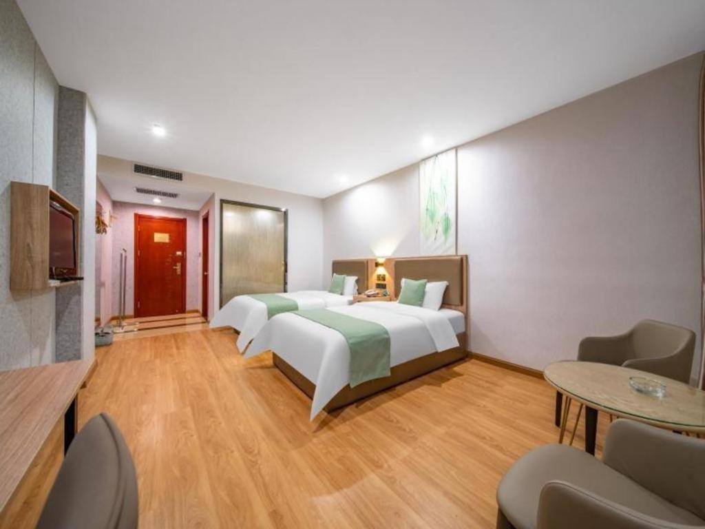 Greentree Inn Jining Yanzhou Jiuzhou Fangyuan Business Hotel Buitenkant foto