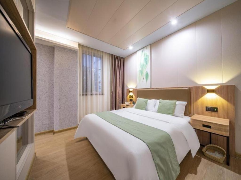 Greentree Inn Jining Yanzhou Jiuzhou Fangyuan Business Hotel Buitenkant foto