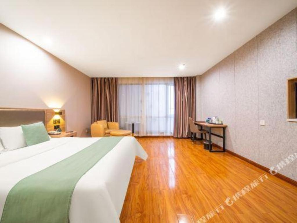 Greentree Inn Jining Yanzhou Jiuzhou Fangyuan Business Hotel Buitenkant foto