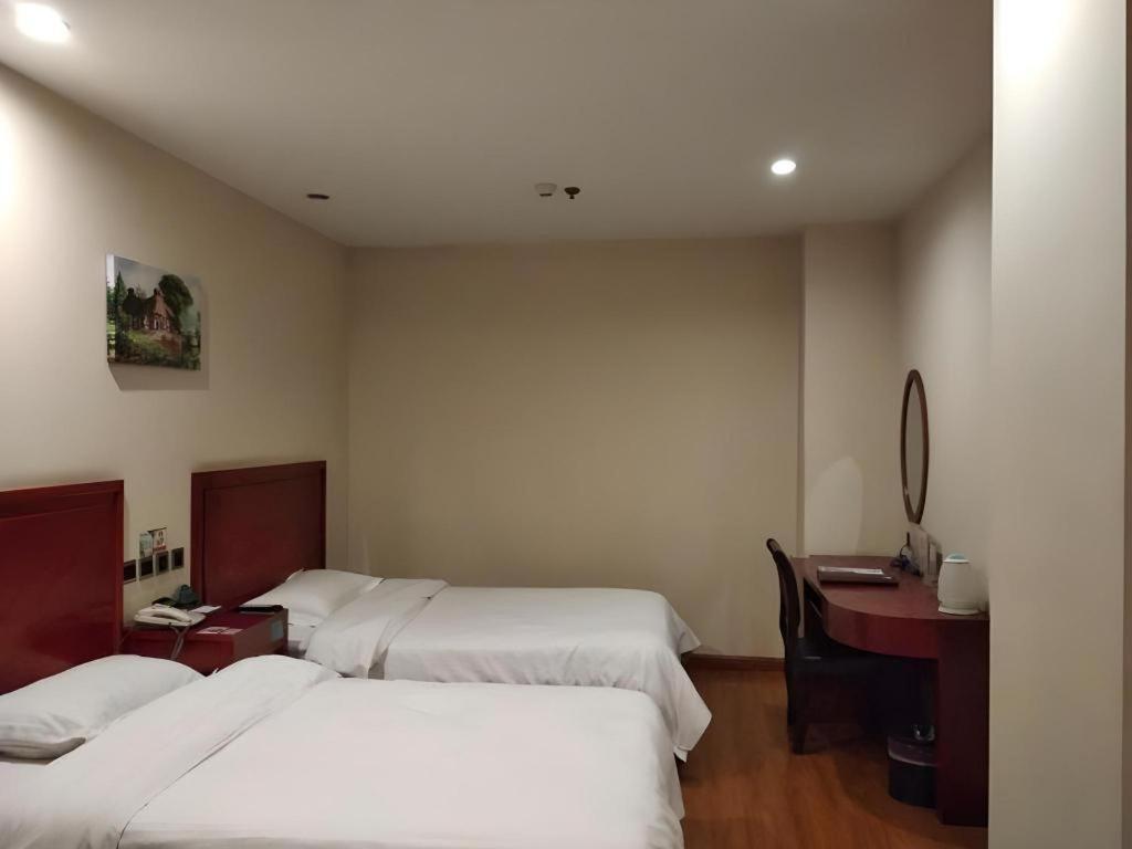 Greentree Inn Jining Yanzhou Jiuzhou Fangyuan Business Hotel Buitenkant foto
