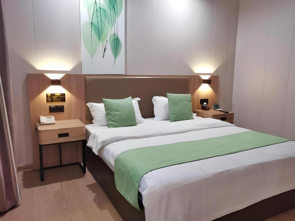 Greentree Inn Jining Yanzhou Jiuzhou Fangyuan Business Hotel Buitenkant foto