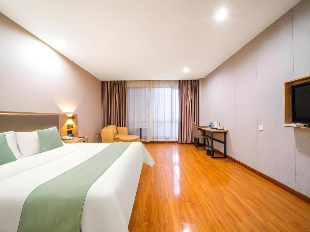 Greentree Inn Jining Yanzhou Jiuzhou Fangyuan Business Hotel Buitenkant foto