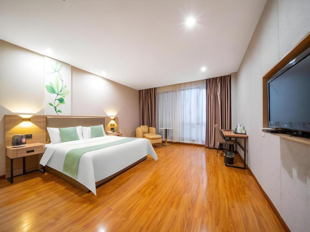 Greentree Inn Jining Yanzhou Jiuzhou Fangyuan Business Hotel Buitenkant foto