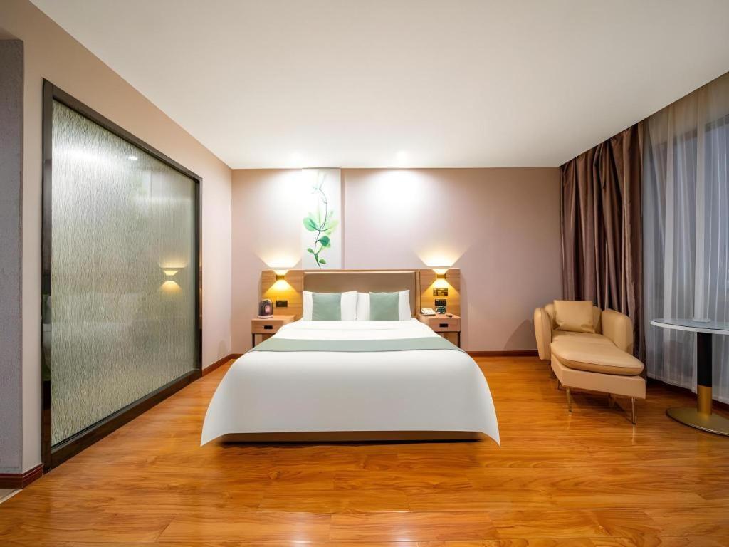 Greentree Inn Jining Yanzhou Jiuzhou Fangyuan Business Hotel Buitenkant foto