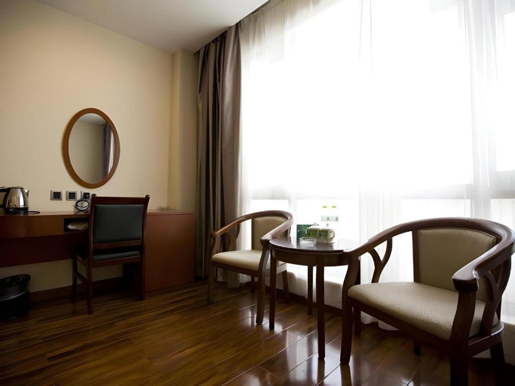 Greentree Inn Jining Yanzhou Jiuzhou Fangyuan Business Hotel Buitenkant foto