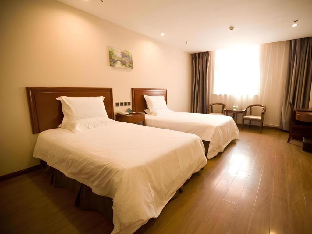 Greentree Inn Jining Yanzhou Jiuzhou Fangyuan Business Hotel Buitenkant foto