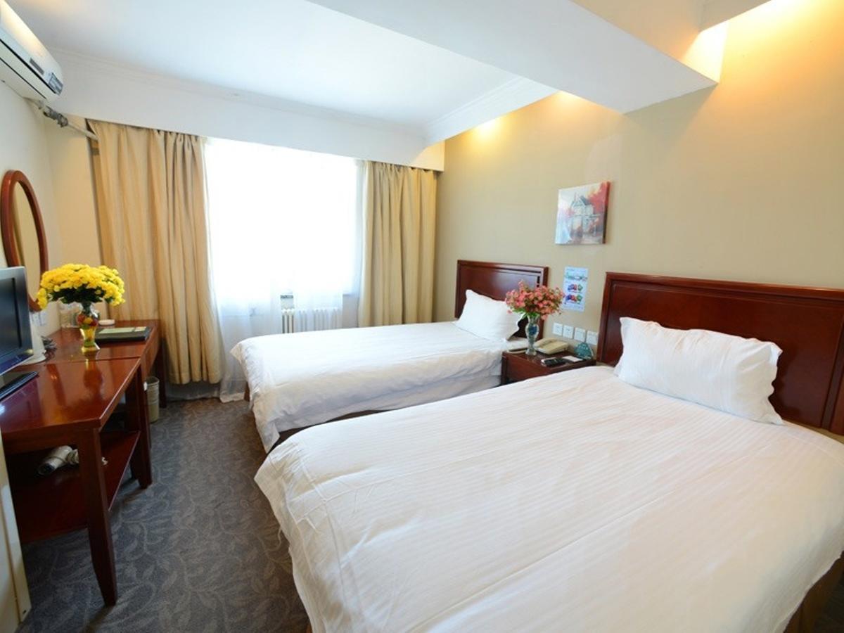 Greentree Inn Jining Yanzhou Jiuzhou Fangyuan Business Hotel Buitenkant foto